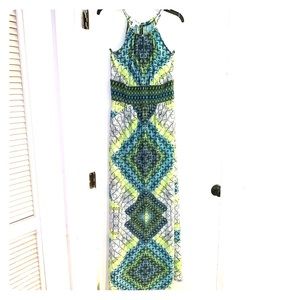 Size 8 London Fog Multi color Maxi